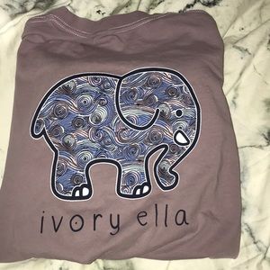 Purple Ivory Ella Long Sleeve T-shirt